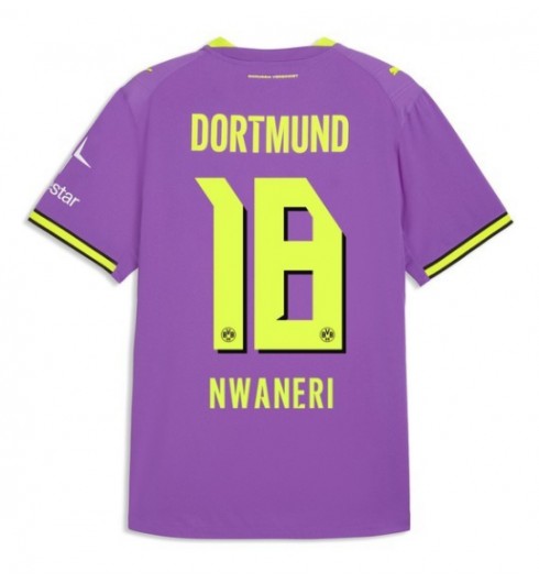 Borussia Dortmund Ethan Nwaneri #18 Kolmaspaita 2026-27 Lyhythihainen Borussia Dortmund Ethan Nwaneri #18 Kolmaspaita 2026-27 Lyhythihainen